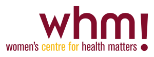 Logo for Women's Centre for Health Matters!