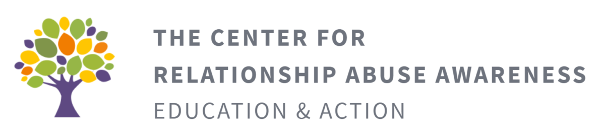 the center for relationship abuse awareness education & action logo