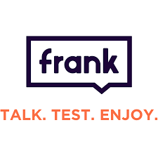 frank. talk. test. enjoy. logo