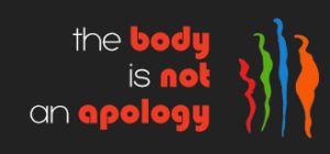 the body is not an apology logo