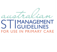 australian sti management guidelines for use in primary care logo